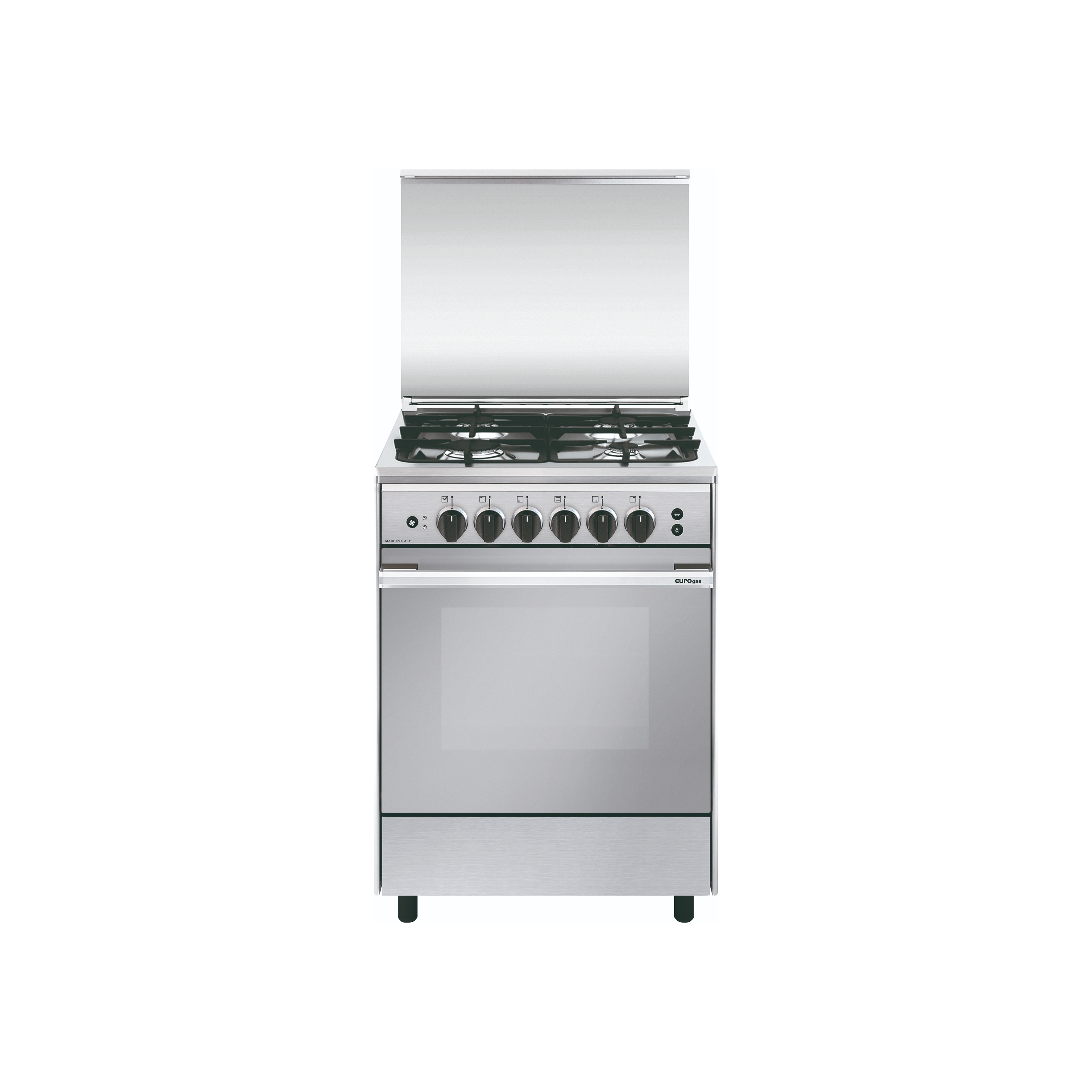 Eurogas 60cm Freestanding Gas Stove - Stainless Steel